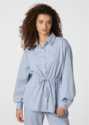 Solei striped skjorte Lyseblå Neo Noir 